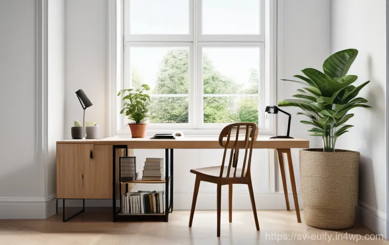 효율적인 과제 수행을 위한 일정 관리법 - Prompt 1: The Serene and Organized Home Office**